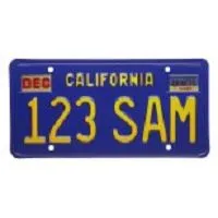 Attraktivt nummerskilt for kjøretøy