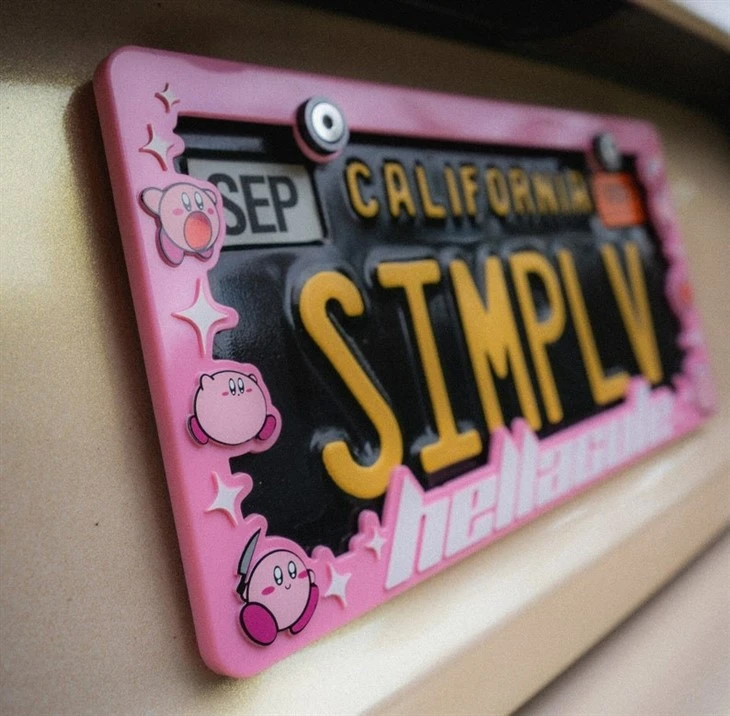 Full Kirby License Plate Frame