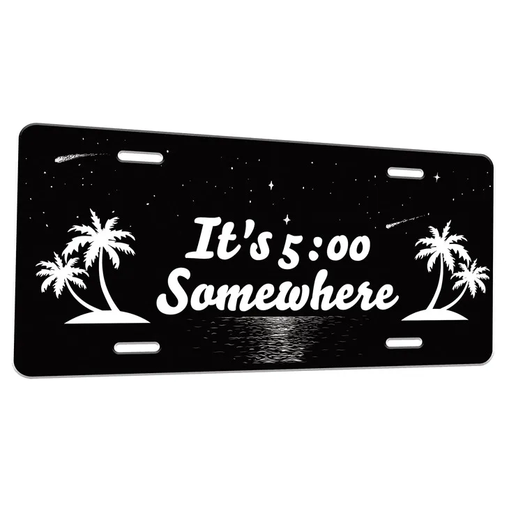 Produsent direkte salg tilpasset lisensskilt Aluminiumsskilt